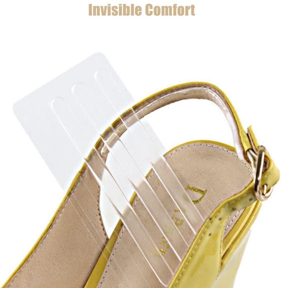 4pcs Comfortable Heels Cushion Strap Silicone Heel Pad New Shoe Grip Strips  High Heels