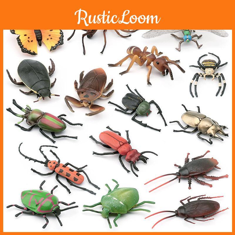 Insect Unique Pvc Models Featuring Butterflies Beetles Spiders Ants And Roaches Great For Collectors Educational Use And Gifts
