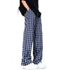 Black and White Plaid Quick-drying Pants Men's Autumn Loose and Lazy Pants Ruffian Handsome High-end Drape Versatile Casual Pants