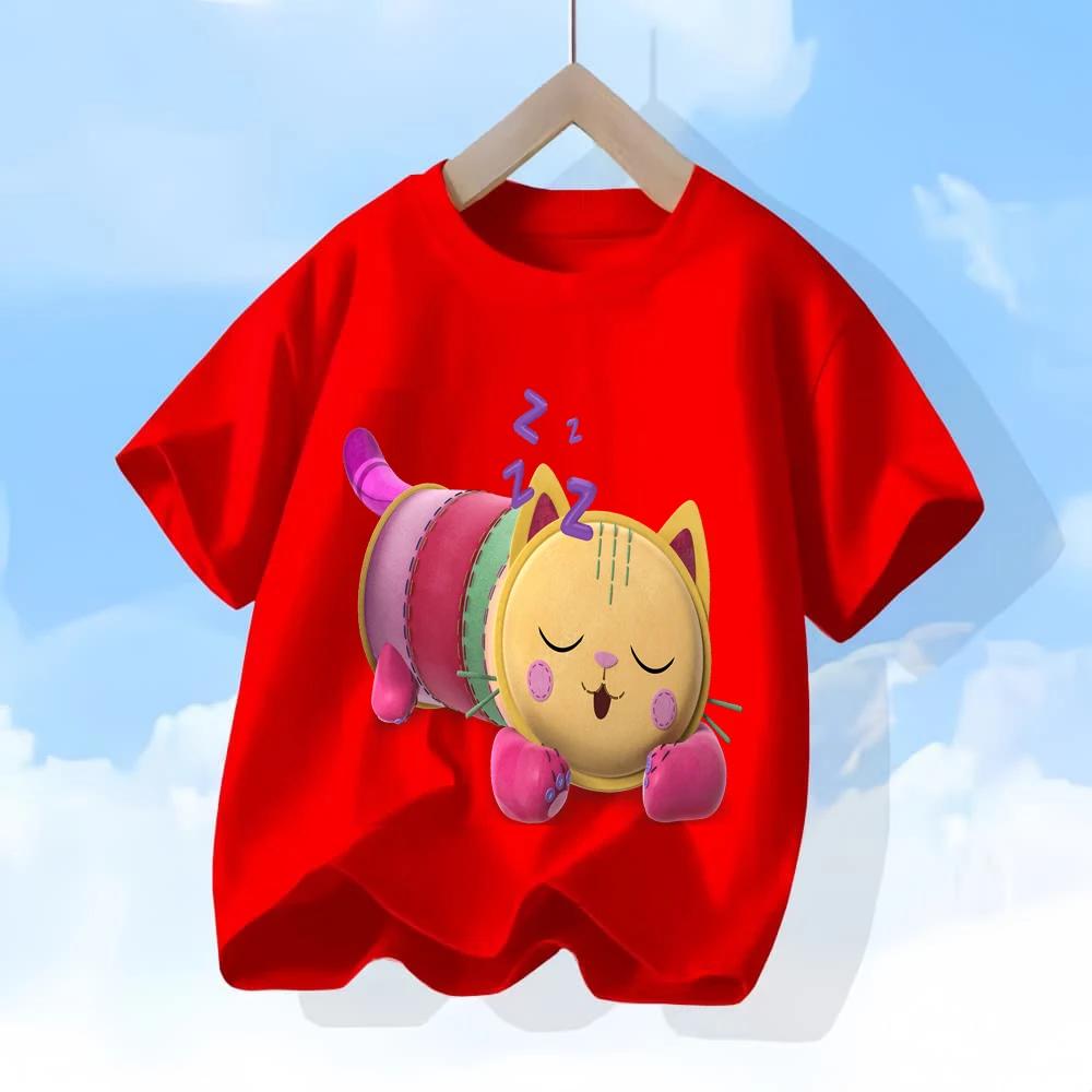 Moda Estampada Gabby's Dollhouse Rainbow Adventure Tričko Dítě Tričko