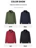 Unisex-Kapuzenpullover mit halbhohem Kragen und Reißverschluss, samtgefüttert, lange Ärmel, lässige, lockere Passform, Basisschicht für Paare im Frühling/Herbst
