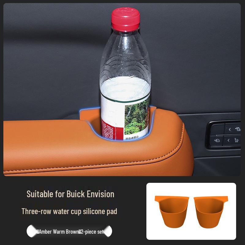 Silicone Water Cup Holder Mat for Buick Envision S Car Interior