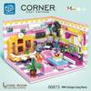 Zhegao Mini House Street View Kitchen Blocks: Creative Educational Toys Compatible with Lego for Girls.