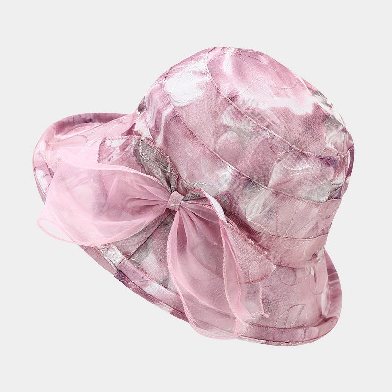 Summer Sun Hat For Women With Breathable Polyester Fabric And Wide Brim For Outdoor Sun Protection