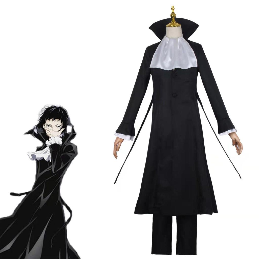 Bungo Stray Dogs Yosano Akiko, Dazai Osamu, and Nakahara Chuuya Cosplay Costume Set