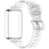 For Xiaomi Redmi Band 2/Smart Band 8 Active Transparent Color Changing TPU Watch Band Integrated with Case