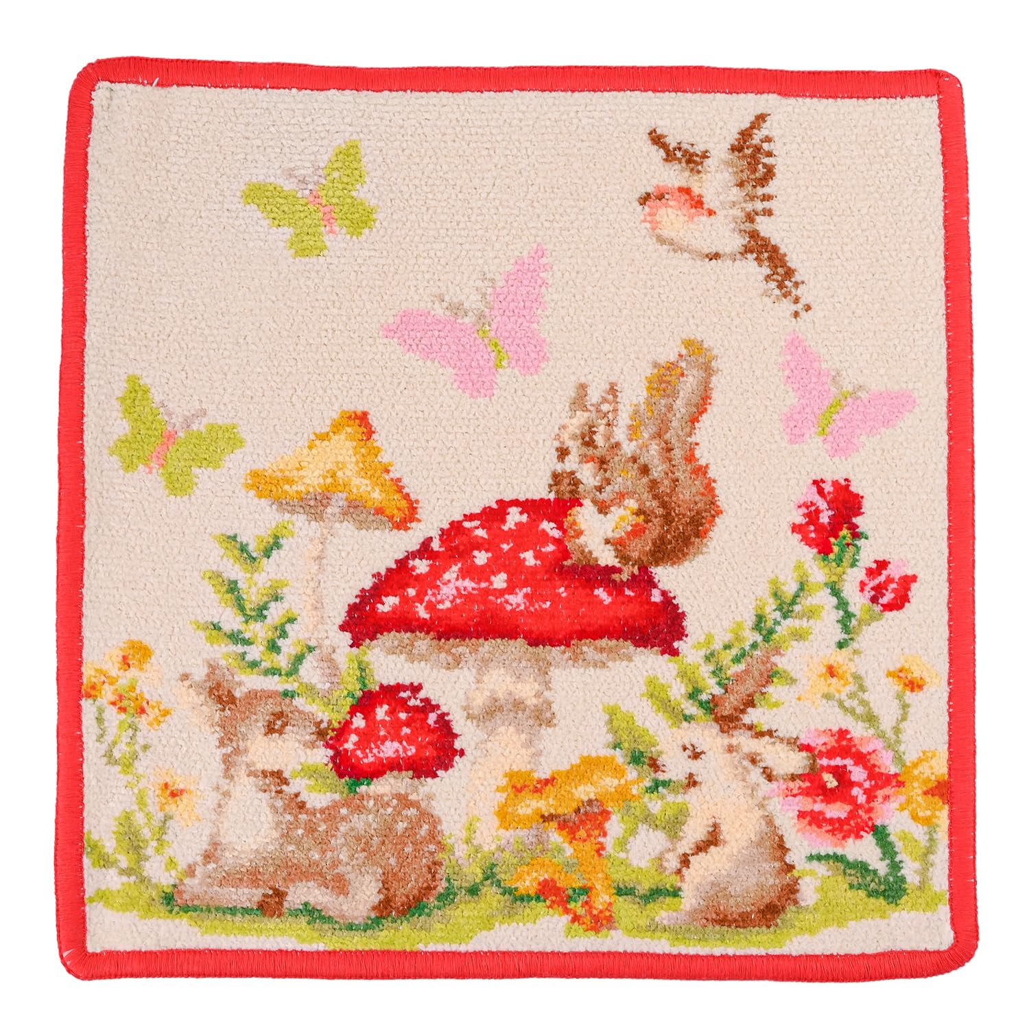 

FEILER Лимитированная серия Волшебный лес Красный Женский Носовой платок/Полотенце для рук, 25см, [Б/у]