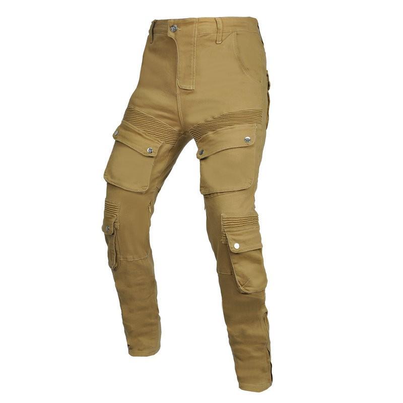 Herren Motorrad-Reithosen Outdoor-Abenteuertaschen mit mehreren Taschen Street Off-Road-Nutzung