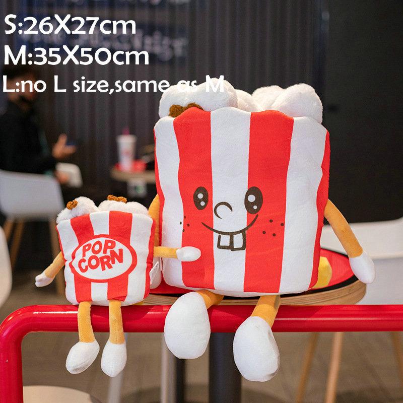 Fast Food Stuffed Toy Plush hamburger Toast Doll Fried chicken legs Stuffed Pillow Hot Dog Man Cushion Toy for Fast food Store