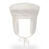 VARZAR VA Studded Fly Wool Beret Ivory