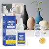 Pegamento para Cerámica para Reparación Pegamento Cerámico Fuerte Sellador Adhesivo Fuerte Manualidades DIY Pegamento Impermeable para Porcelana Pegamento Transparente para Cerámica