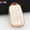 4 Buttons Tpu Remote Car Key Case Cover For Toyota Chr Camry Corolla Rav4 Highlander C-Hr Prius Land Cruiser Prado Key Chain Fob