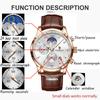 Herrenuhr Business Herrenuhren Marke Luxus Leder Wasserdicht Sport Quarz Chronograph Militäruhr Herren Uhr