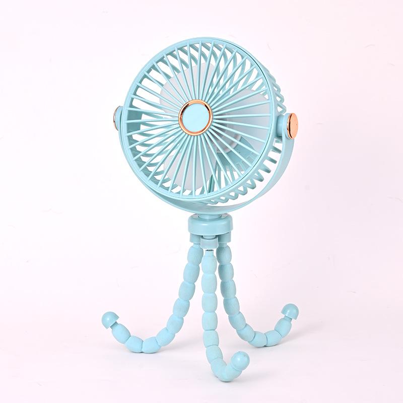 USB Rechargeable Desk & Clip Fan for Home, Office, Dorm – Compact Air Circulator