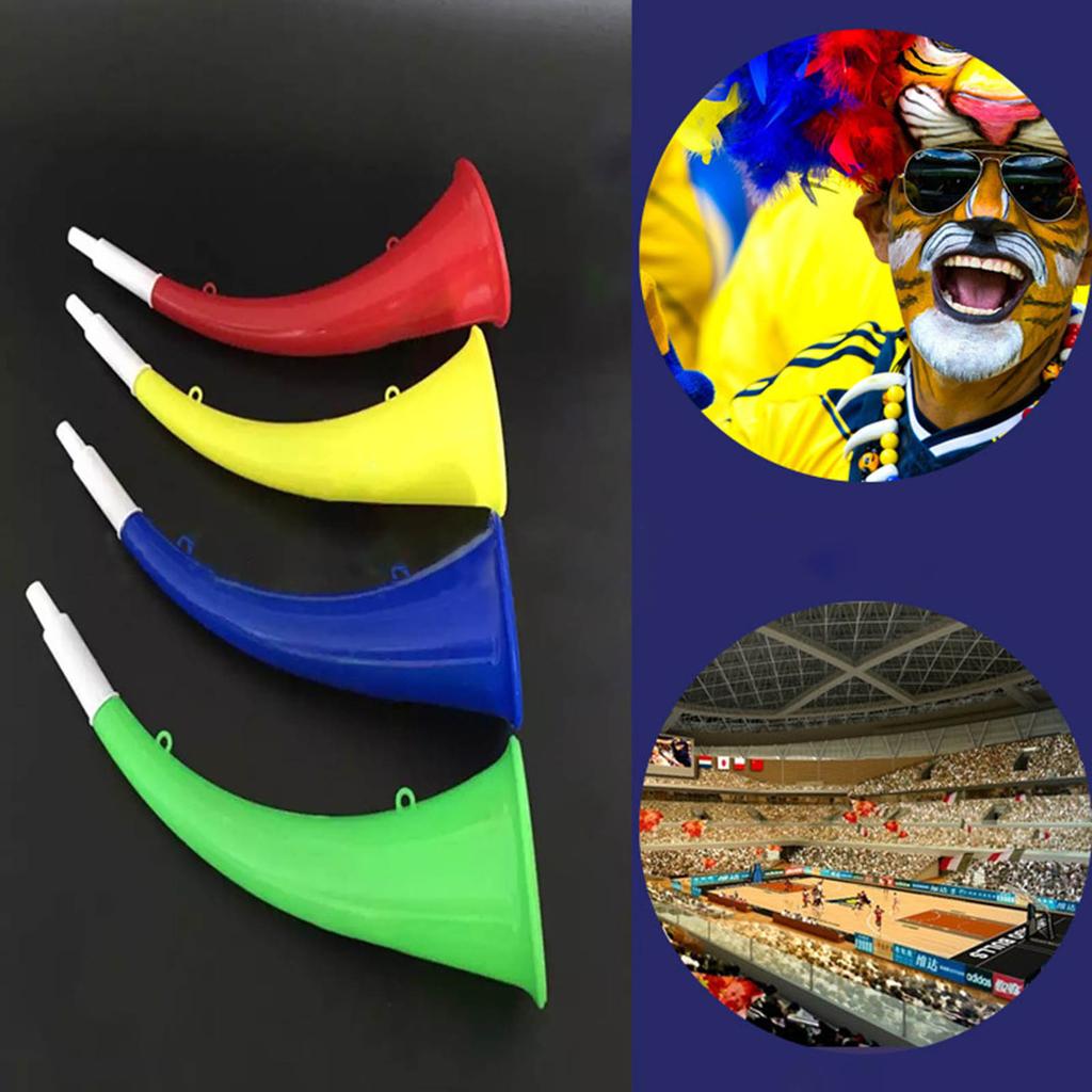 Horn Noise Maker Plastic Football Stadium Cheer Fans Trumpet Random Color Noisemaker Horn for Football Game Cheering