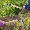 Falce Diserbante Ergonomica Estrattore Manuale Giapponese per Erbacce Falce Zappa in Acciaio al Carbonio Attrezzo da Giardino Diserbo Manuale Efficiente Stile Giapponese