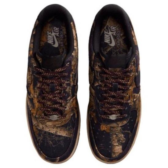 Nike Air Force 1 Realtree Baum Tarnung Mode Komfort Niedrige Sneaker Unisex Braun IH1221-900