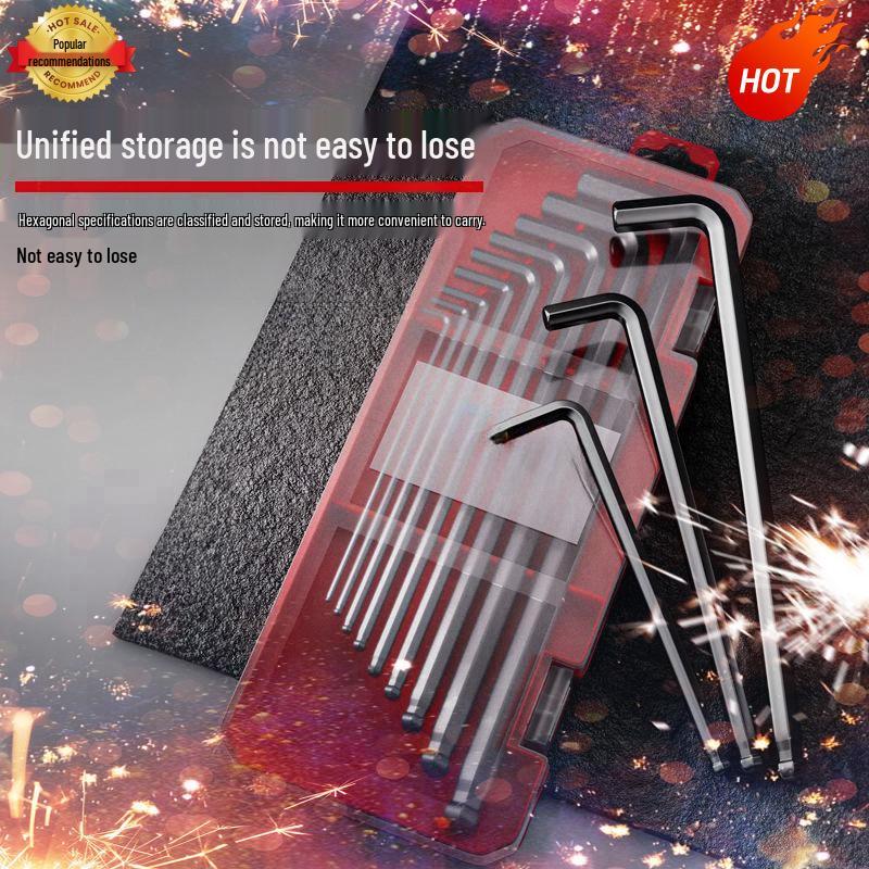 Universell extra lång insexnyckelsats - Multifunktionell och bärbar