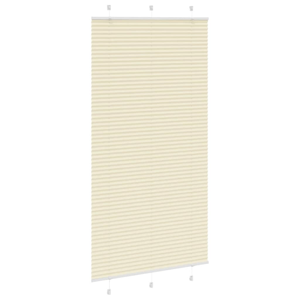 Cream Pleated Blind 110X200 Cm Fabric Width 109.4Cm