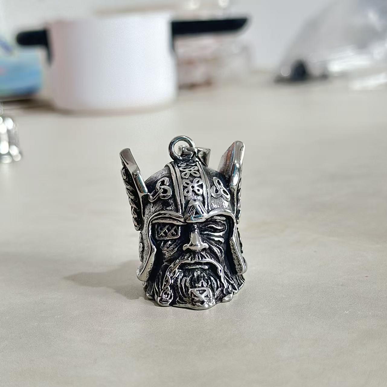 Retro Odin Viking Warrior Pendant Necklace for Men