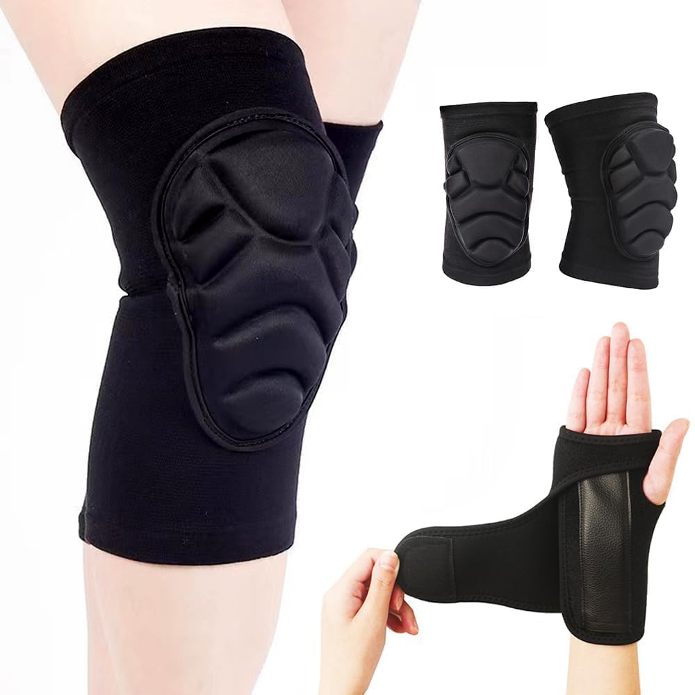 

Knee Pads with Velcro Snowboard Knee Knee Sports and Outdoor Skiing Protective Gear Shock Absorbing Knee Pad Sports Knee Pad Closure, Protector, Pads,