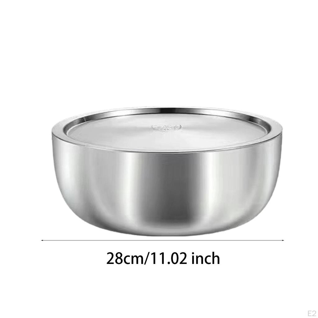 Premium Stainless Steel Mixing Bowl Set for Kitchen Prep And Cooking