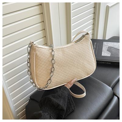 Tasche mit großem Fassungsvermögen Damen Sommer neu vielseitig Freizeit Kette Umhängetasche Arbeits-Pendler-Tasche