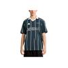 adidas Polo tričko s pruhy Tiro Heavy Jersey Volný střih Tištěné Krátký rukáv Pánské topy Barva Night-Sky-Green JC5744
