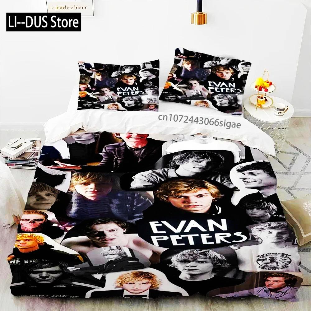

Comforter Cute Evan Peters Movie Tv Actor Bedding Set Bed Set Comforter King Queen Size Boys Adult Comforter (quilt)-EU Single(135*200cm)3pcs