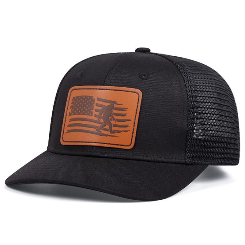 

2025 Fashion and Creative New Baseball Hat Richardson Labeling Ape Man Net Hat Street Pop Hip Hop Hat Daily Leisure Sunshade Hat чорний