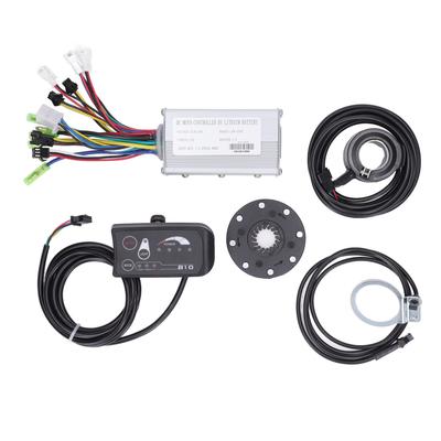 Electric Bike Conversion Kit 15A Electric Bike Speed Controller Kit with S810 Panel for 250W Motor