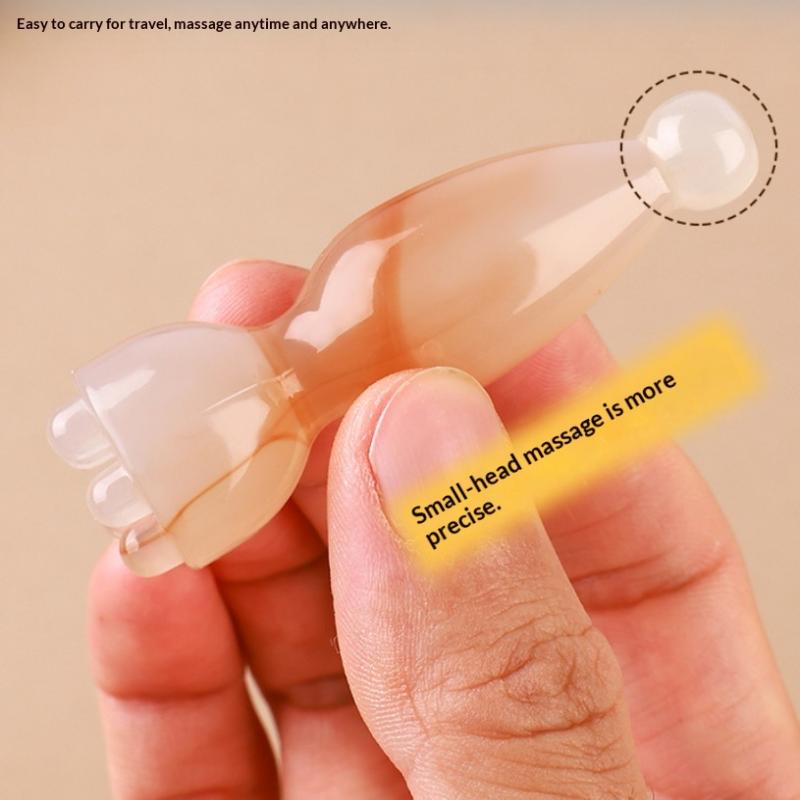 Smooth Face Massage Tool Resin Gua Sha Face Skin Care Massage Stick Lotus Seedpod Shape Massager Facial Physiotherapy Tool