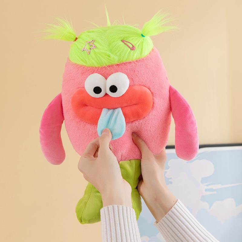Dopamine Ugly Cute Little Monster Plush Toy Big Mouth Doll Child Companion Pillow Rag Doll