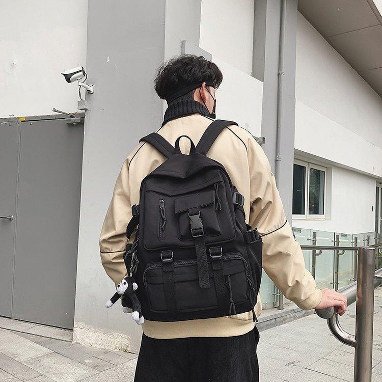 Schoolbag Korean version Japanese ins girl Harajuku harbor style retro casual versatile large-capacity schoolbag junior high school backpack