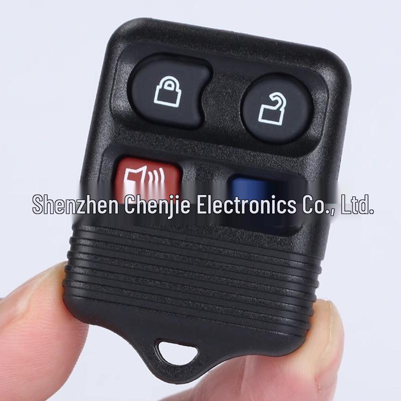 Compatible with Ford Car Key Remote: 3-Button/4-Button Models 4-button чёрный