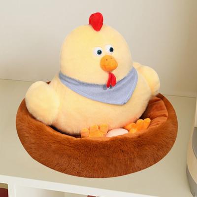 Chicken Coop Plush Toy Chick Soft Doll Sofa Cushion Creative Children Comfort Gift for