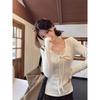 Korean Style Women's Long Sleeve Lace-Up Bow Tie Slim Fit T-Shirt - Autumn New Arrival