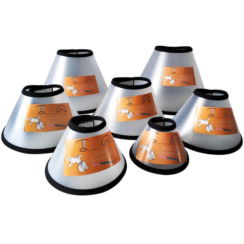 Protective Collar Adjustable Depth Neck Size Pet Recovery Cone Surgery Prevention Dog Cat Medical Shield Anti Scratch Veterinary Use
