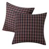 Living Room Sofa Christmas Red Plaid Polyester Cotton Pillow Cover Modern Ins Style Pillow Cushion Cover Premium