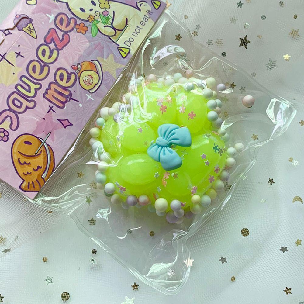

Милі іграшки для декомпресії та щипання Sticky Stress Toys Нові іграшки Squeeze Cat Paw Toys зелений