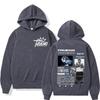 Rapper Trueno Mateo Palacios Tour 2025 Graphic Pullover Men's Clothing Gothic Hip Hop Pop Music Hoodie Oversized Sweatshirt Tops