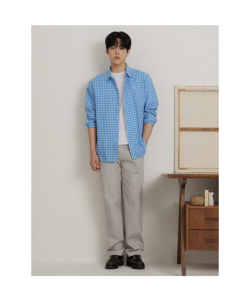 Binpolmen Pigment Washed Comfort Fit Chino Pants Beige
