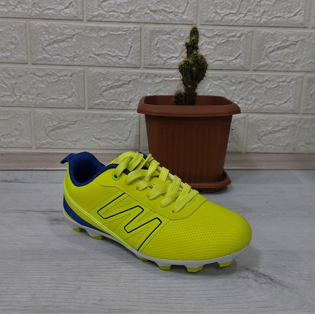 Jump 28843 Žluto-námořnicky modré turfy Dětské fotbalové boty