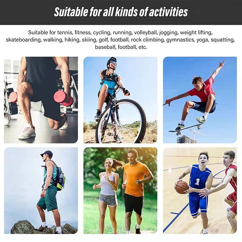 Men's and Women's Nylon Sports Silicone Knee Joint Protective Cover Basketball Men's Knee Professional Fitness Running Protective Gear