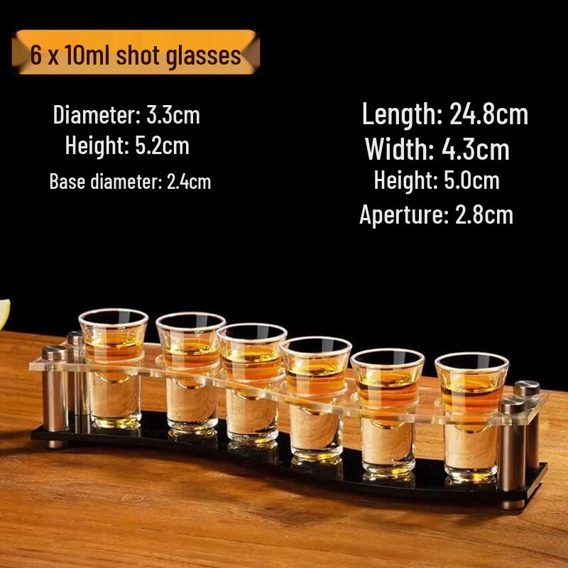 CLITON B52 Bomber Bullet Shot Glass Set