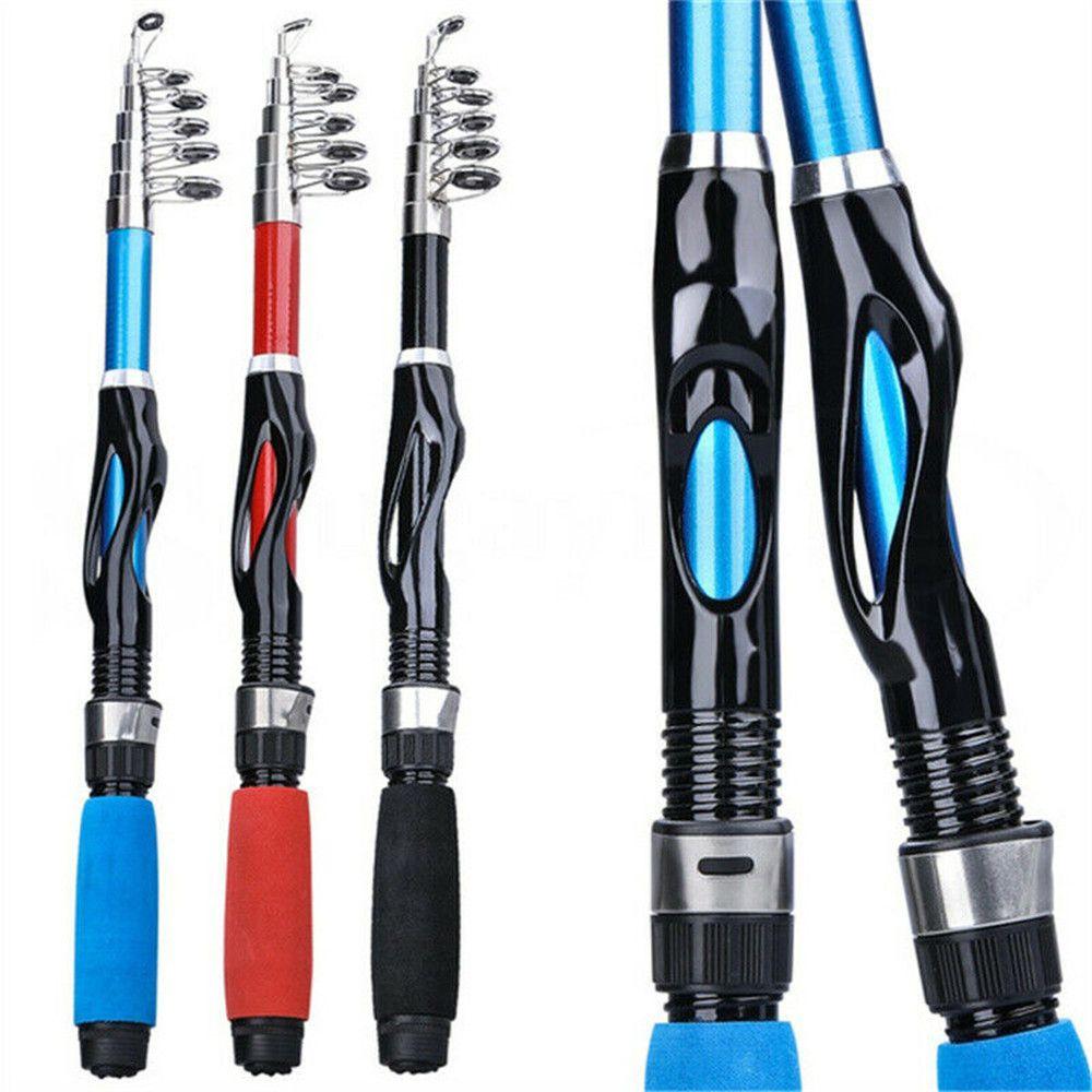 New Portable Small Sea Rod 1.1M/1.3M/1.5M Super Hard Travel Fishing Rod Rotating Fishing Rod Telescopic Fishing Rod Mini Long-range Blackfish Carp Rod