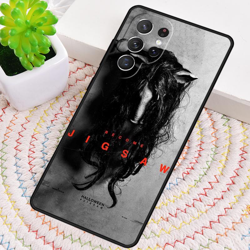 Jigsaw Saw soft Silicone Phone Case For Samsung Galaxy note 10 pro S26 S25 S24 S23 S22 S21 Plus S25Ultra Capa Cover