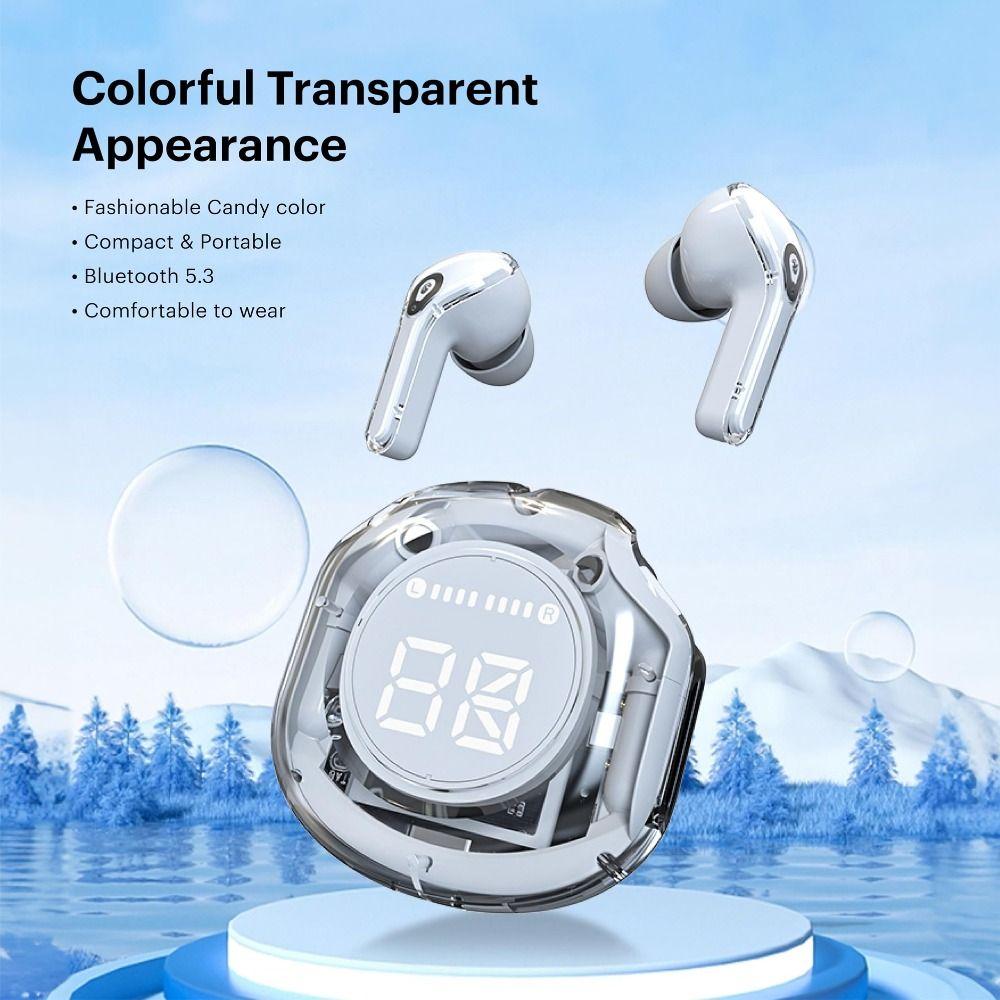 Long-lasting Battery Life Wireless Earphones In-ear Stereo Headphones  Indoor Outdoor