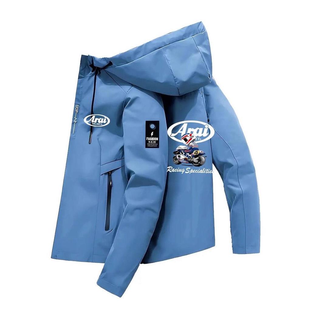 Winddichte Herren-Sportjacke – Frühjahr/Herbst-Modell mit Buchstabenprint für Bergsteiger