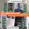 Refrigerant Tank Rack, with 3 x 30lbs and Other 3 Small Bottle Tanks, Cylinder Tank Rack 12.79x12.99x47.12 in, Refrigerant Cylinder Rack and Holders